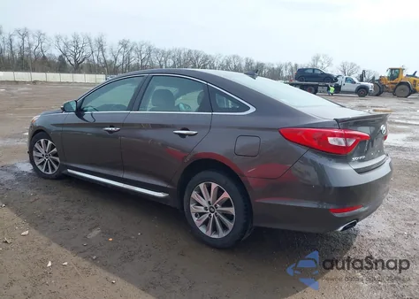 2016 Hyundai Sonata Sport z USA, uszkodzony, nr VIN 5NPE34AF9GH344513